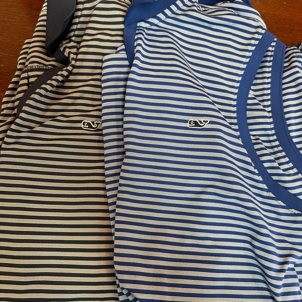 Vineyard vines sleeveless golf polos
